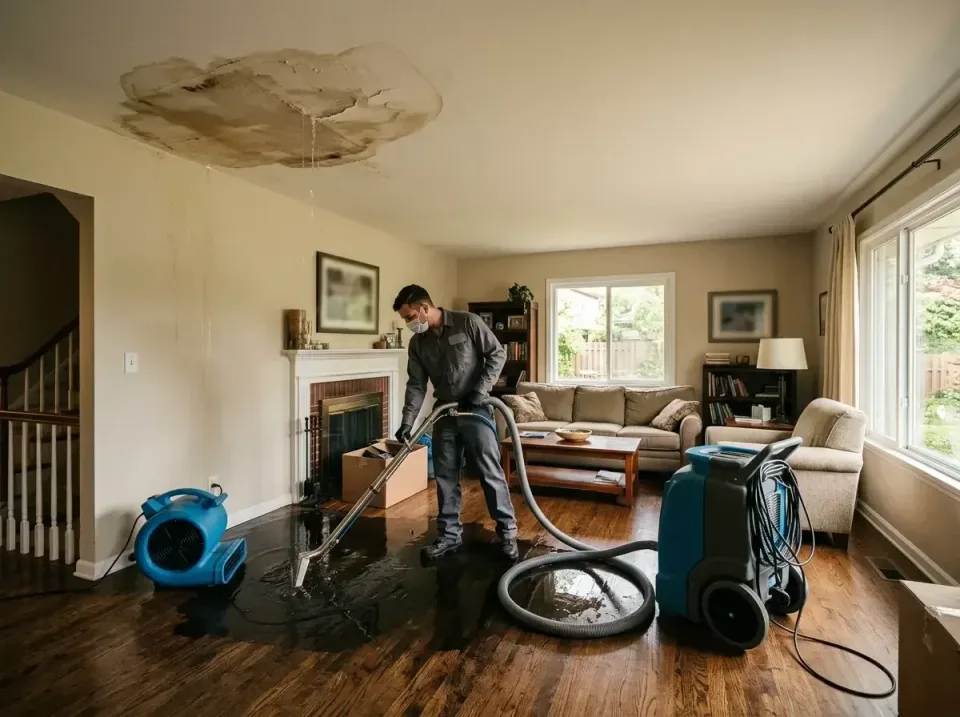 attic-pipe-burst-ceiling-drip-008 — frequently asked questions, Water Damage Restoration & Carpet Care in Mount Olive, IL